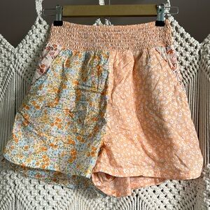 American Eagle patchwork shorts